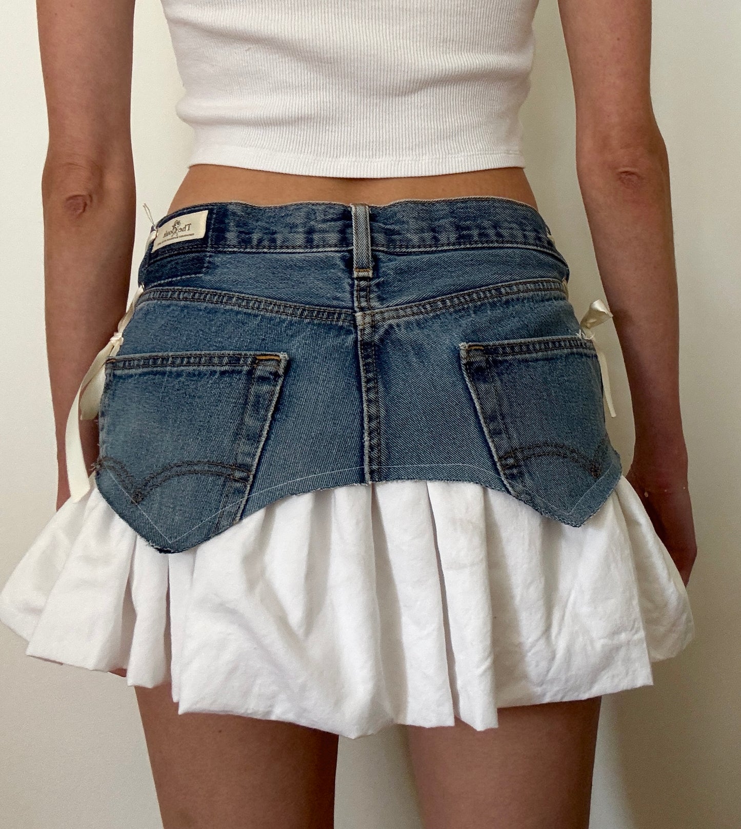 Demin Yoke Skirt