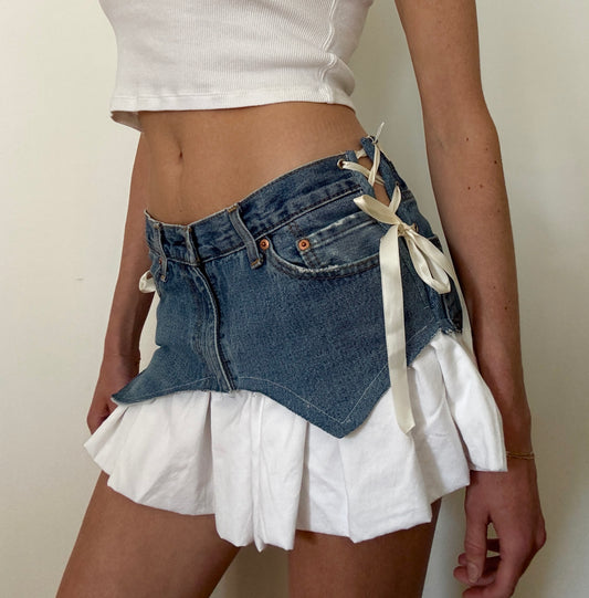 Demin Yoke Skirt